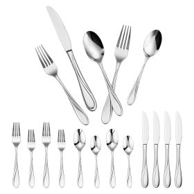 30-Piece Silverware Set Stainless Steel Cutlery Flatware Utensil Kitchen for 6