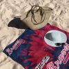 Atlanta Braves MLB Psychedelic Beach Towel 30 x 60 inches