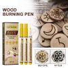 Jaysuing Combustion Marker, Wood Branded Coasters Cutting Board Handmade Diy Design Burning Pyrography Pen