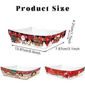 36Pcs Christmas Food Tray (Option: Multicolor)
